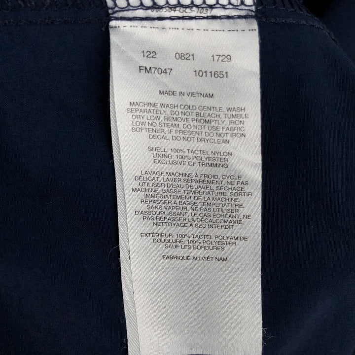 Columbia PFG BAHAMA OMNI-SHADE Button-Down Short-Sleeve Fishing Shirt (Men's XL equivalent) Nylon navy blue type Vintage Second Hand
