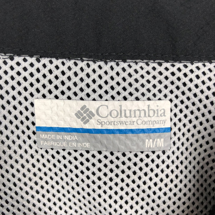 Columbia PFG OMNI-SHADE Ripstop Open Collar Short Sleeve Fishing Shirt (Men's Size M) polyester black type Vintage Second Hand