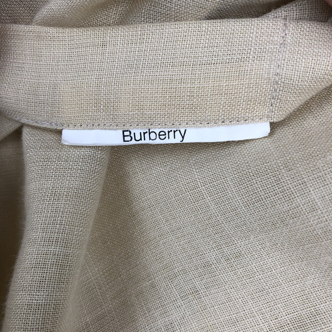 Burberry's BURBERRY LONDON Short-Sleeve Box Shirt, Men's Size L (approx.) unclear Beige type Vintage Second Hand