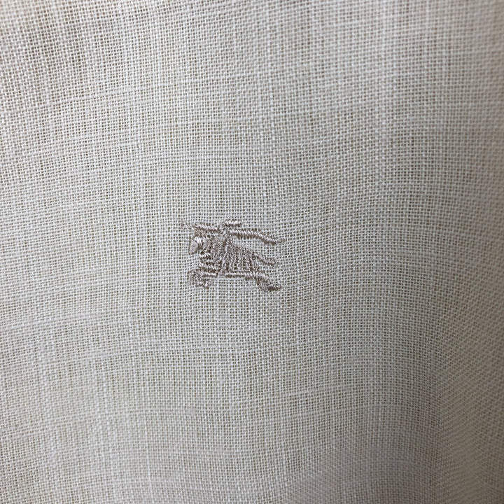Burberry's BURBERRY LONDON Short-Sleeve Box Shirt, Men's Size L (approx.) unclear Beige type Vintage Second Hand