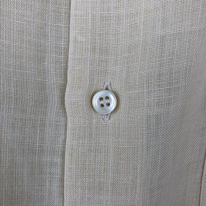 Burberry's BURBERRY LONDON Short-Sleeve Box Shirt, Men's Size L (approx.) unclear Beige type Vintage Second Hand
