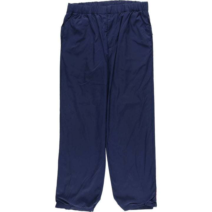 Ralph Lauren POLO by Ralph Lauren Warm-up Pants, Nylon Pants, Windbreaker Pants, Men's Size M (approx.) polyester navy blue type Vintage Second Hand