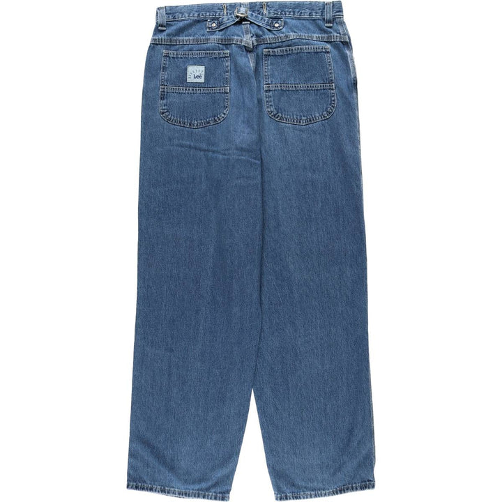 90'S Lee RIVETED Tapered Denim Pants, Made in USA, Men's W36 (approx.), Vintage cotton blue type Vintage Second Hand
