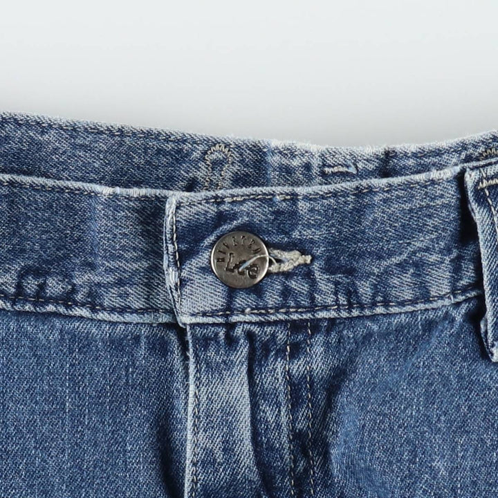 90'S Lee RIVETED Tapered Denim Pants, Made in USA, Men's W36 (approx.), Vintage cotton blue type Vintage Second Hand