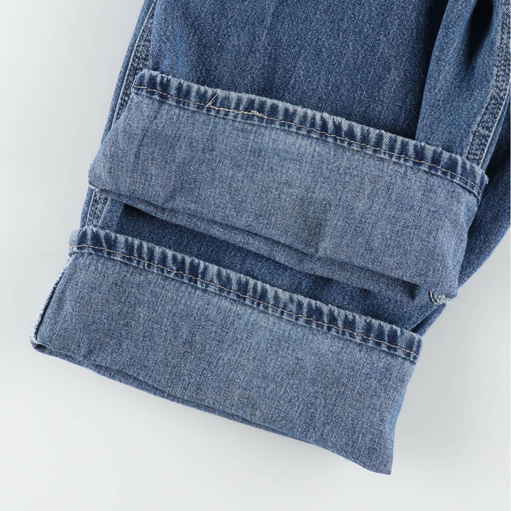 90'S Lee RIVETED Tapered Denim Pants, Made in USA, Men's W36 (approx.), Vintage cotton blue type Vintage Second Hand