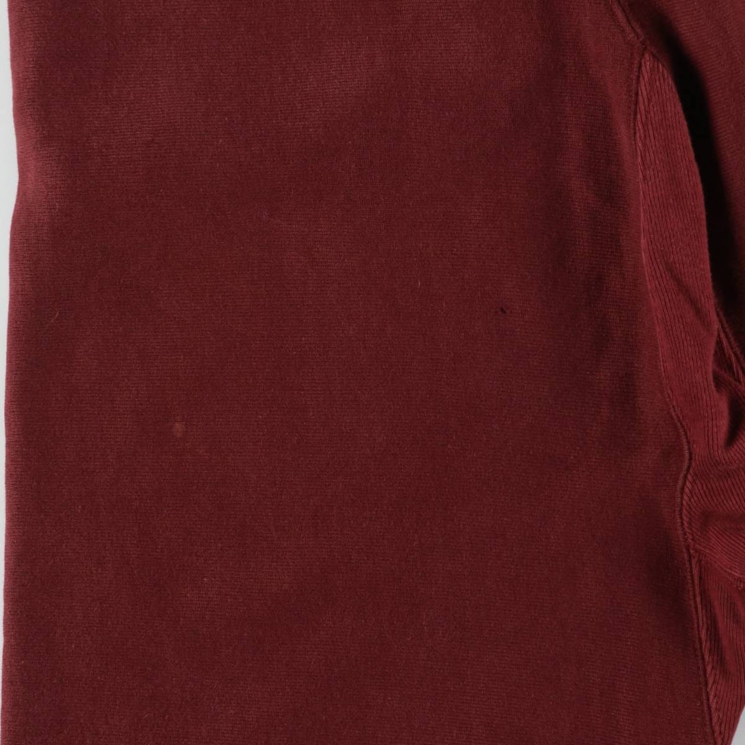 80'S Champion Reverse Weave Tricot Tag Sweatpants, Made in USA, Men's Size L (Equivalent), Vintage cotton wine-red Vintage Second Hand