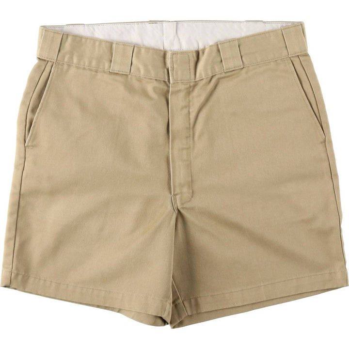 70s-80'S LL Bean Chino Shorts, Made in USA, Men's Size W34 (approx.), Vintage polyester Beige type Vintage Second Hand