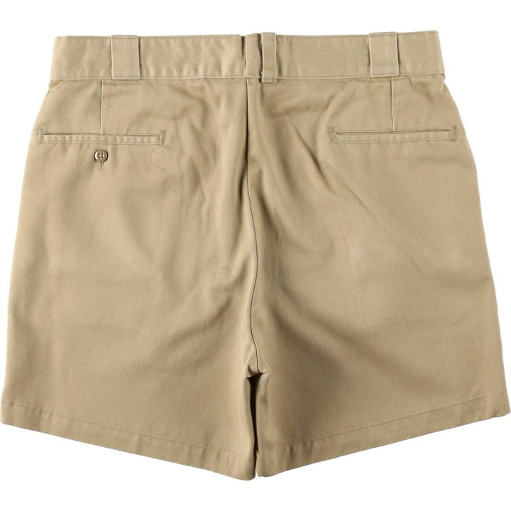 70s-80'S LL Bean Chino Shorts, Made in USA, Men's Size W34 (approx.), Vintage polyester Beige type Vintage Second Hand