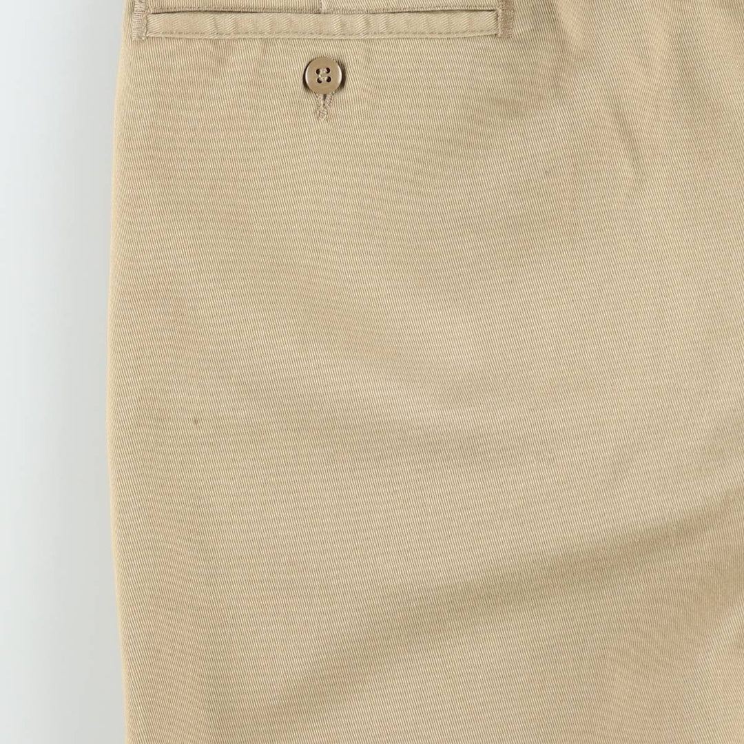 70s-80'S LL Bean Chino Shorts, Made in USA, Men's Size W34 (approx.), Vintage polyester Beige type Vintage Second Hand