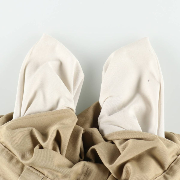 70s-80'S LL Bean Chino Shorts, Made in USA, Men's Size W34 (approx.), Vintage polyester Beige type Vintage Second Hand