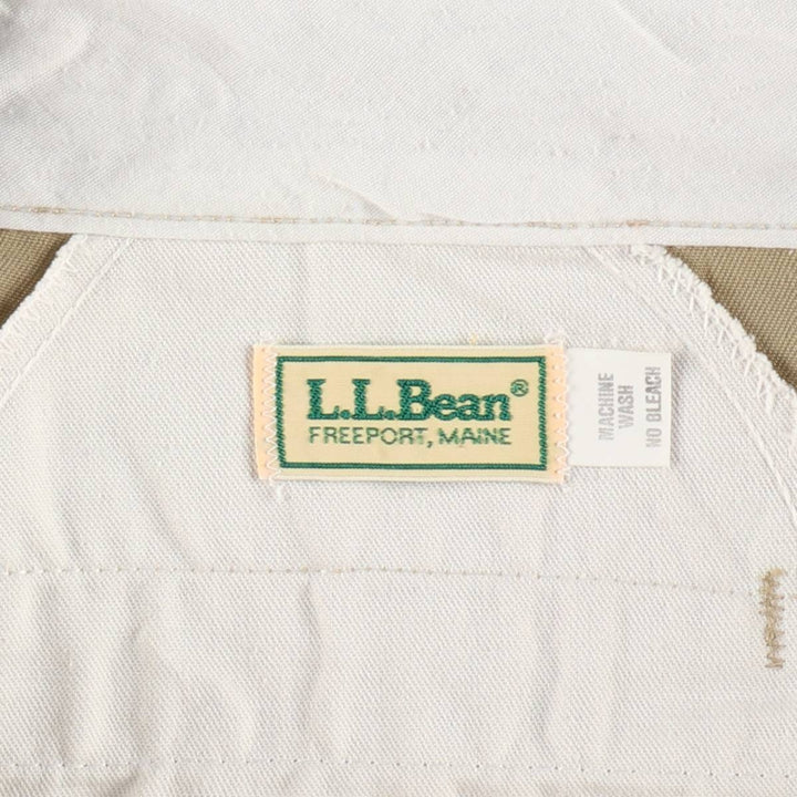 1980'S L.L.Bean Dickies Work Pants, Men's Size W33 (approx.), Vintage unclear Beige type Vintage Second Hand