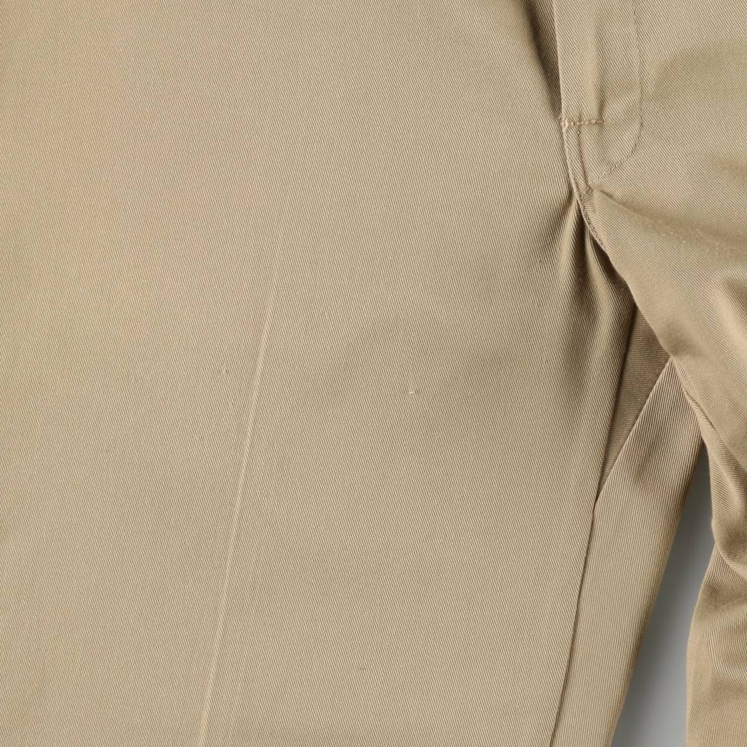 1980'S L.L.Bean Dickies Work Pants, Men's Size W33 (approx.), Vintage unclear Beige type Vintage Second Hand