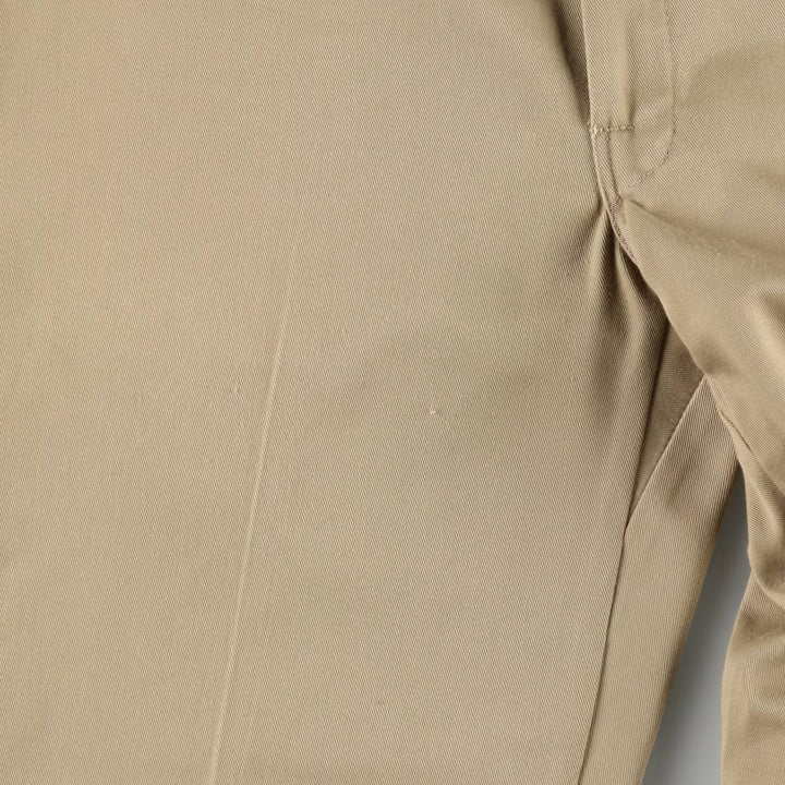 1980'S L.L.Bean Dickies Work Pants, Men's Size W33 (approx.), Vintage unclear Beige type Vintage Second Hand