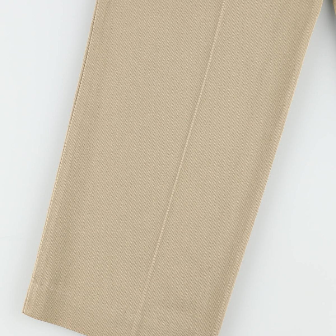 1980'S L.L.Bean Dickies Work Pants, Men's Size W33 (approx.), Vintage unclear Beige type Vintage Second Hand