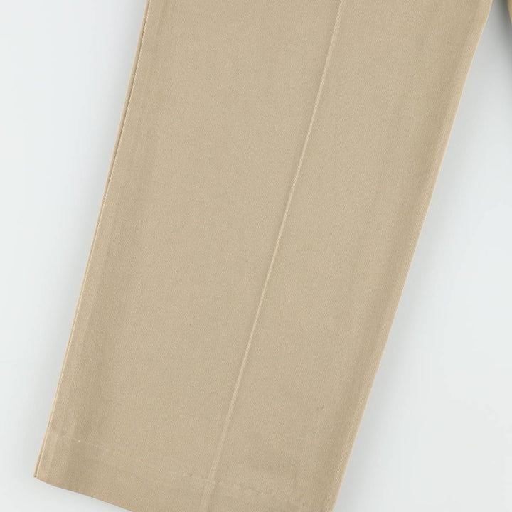 1980'S L.L.Bean Dickies Work Pants, Men's Size W33 (approx.), Vintage unclear Beige type Vintage Second Hand
