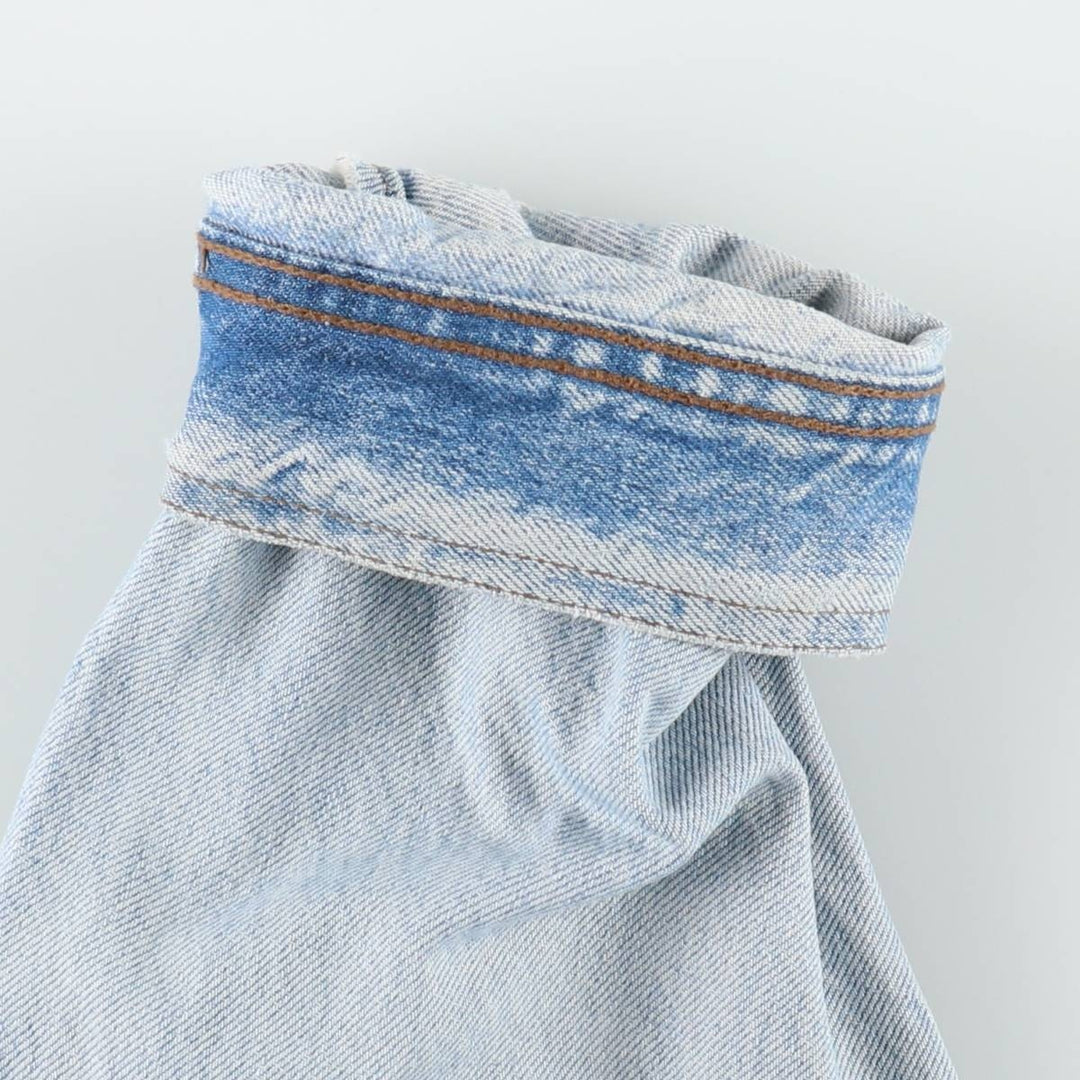1990'S Levi's Silver Tab 77600-0704 91-B Type Denim Jacket, Men's Size L (Equivalent), Vintage cotton blue type Vintage Second Hand