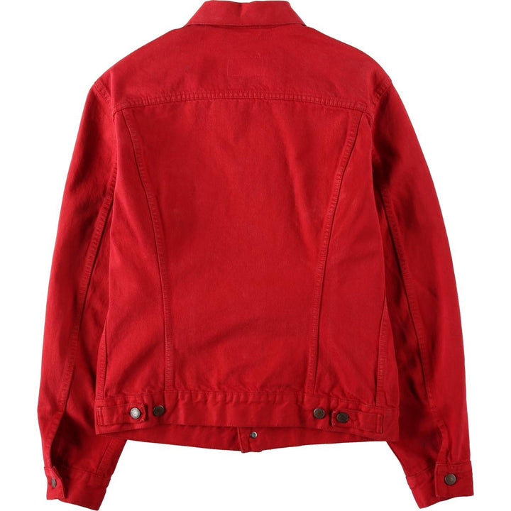 1990'S Levi's 70500-0288 Denim Jacket, Men's Size L (approx.), Vintage cotton red type Vintage Second Hand