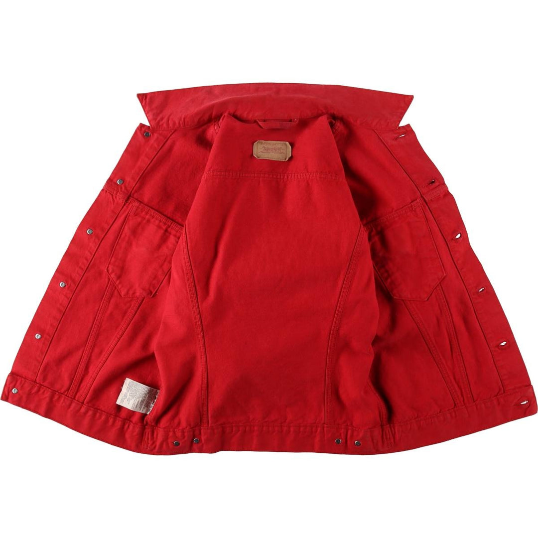 1990'S Levi's 70500-0288 Denim Jacket, Men's Size L (approx.), Vintage cotton red type Vintage Second Hand