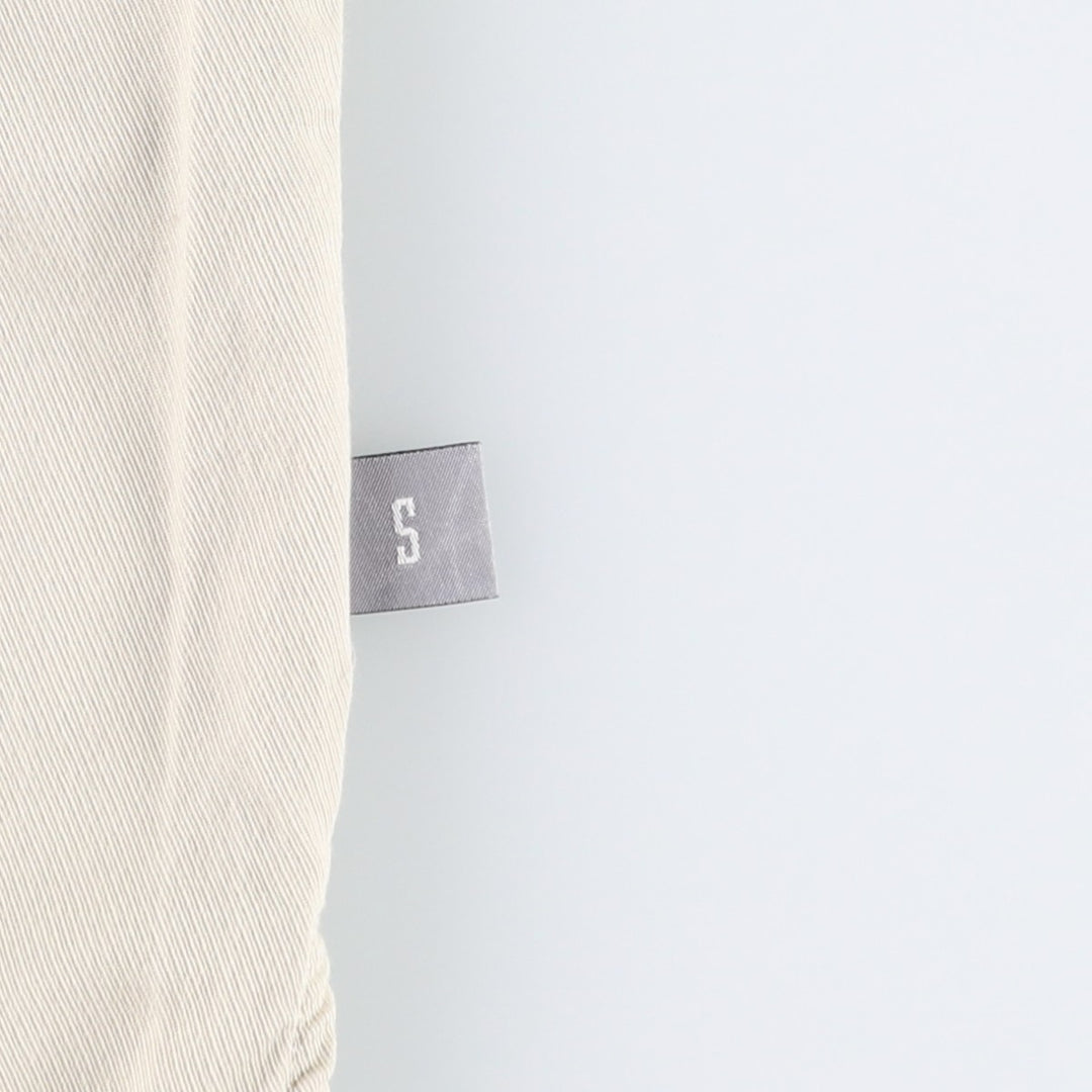 90s-00'S Levi's Silver Tab Long-Sleeve Work Shirt, Boxy Shirt, Men's Size XL (approx.) cotton ivory Vintage Second Hand