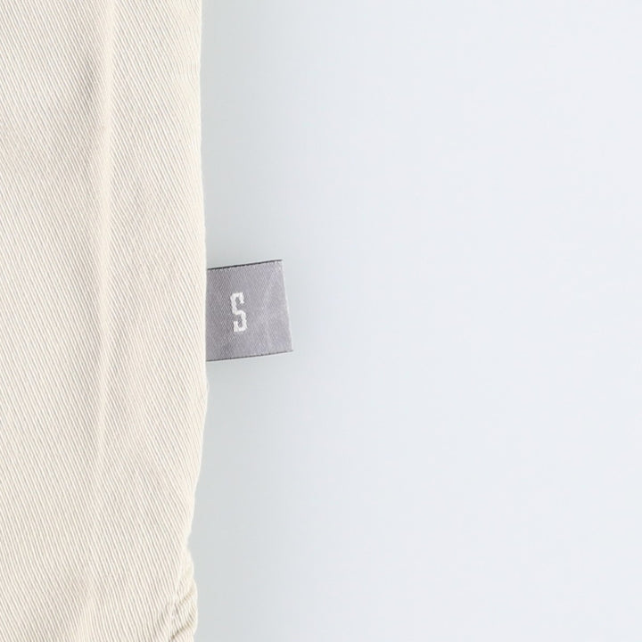 90s-00'S Levi's Silver Tab Long-Sleeve Work Shirt, Boxy Shirt, Men's Size XL (approx.) cotton ivory Vintage Second Hand