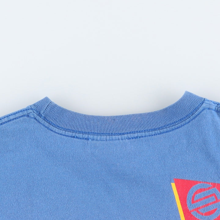 2000'S NHS Santa Cruz surf/skate t-shirt, men's size M (approx.) cotton blue type Vintage Second Hand