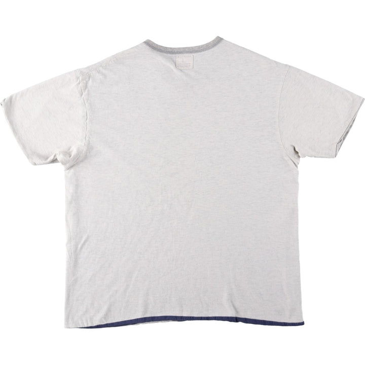 90'S Ralph Lauren Polo Sport Reversible Double-Faced Short-Sleeve Printed T-Shirt, Men's Size L (Equivalent), Vintage cotton navy blue type Vintage Second Hand