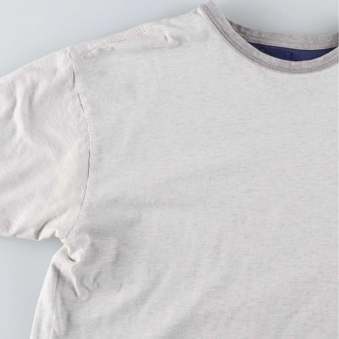 90'S Ralph Lauren Polo Sport Reversible Double-Faced Short-Sleeve Printed T-Shirt, Men's Size L (Equivalent), Vintage cotton navy blue type Vintage Second Hand