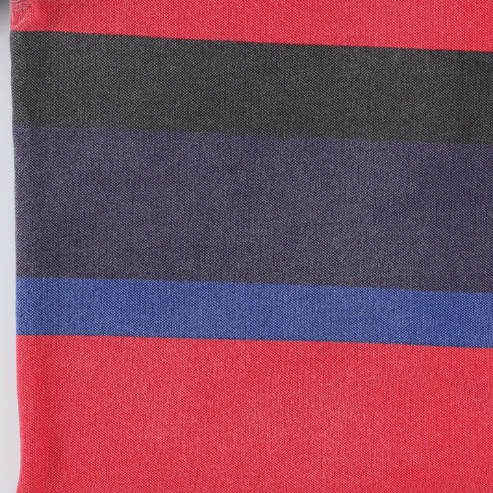 90'S Gap Old Gap Border Pattern Multi-Border Half-Zip Sweatshirt (Men's XL equivalent) cotton navy blue type Vintage Second Hand