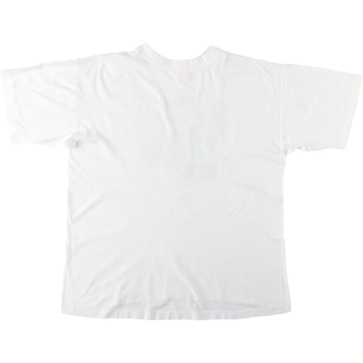 ~90'S American Style WordStar Einstein Advertising T-Shirt, Men's XL equivalent, Vintage cotton white type Vintage Second Hand