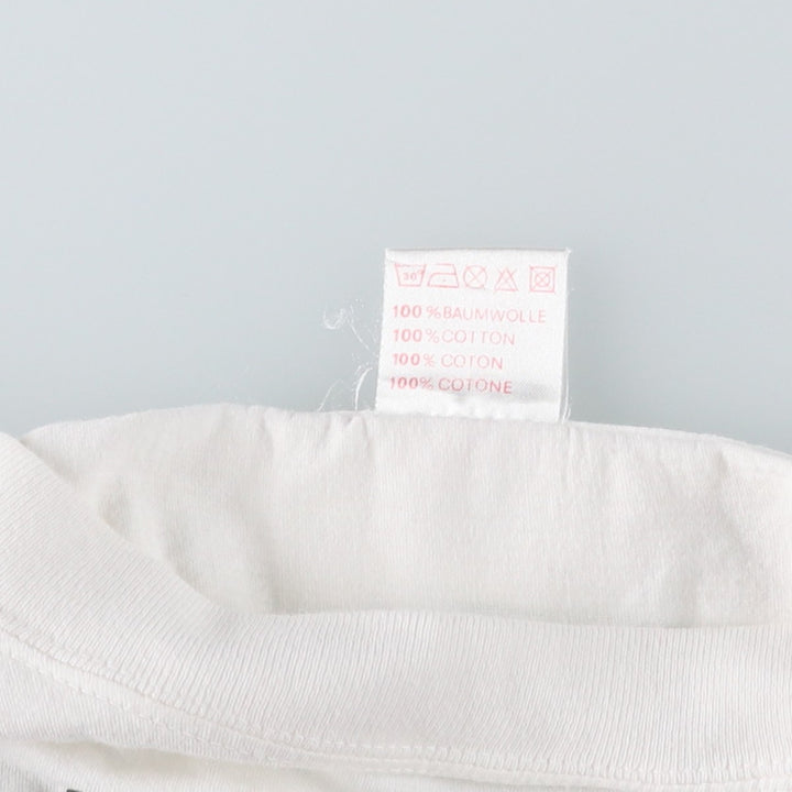 ~90'S American Style WordStar Einstein Advertising T-Shirt, Men's XL equivalent, Vintage cotton white type Vintage Second Hand