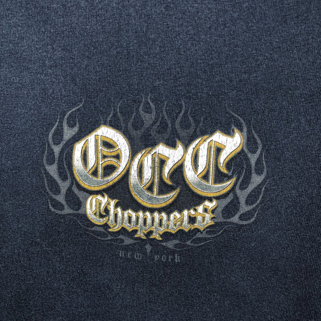Orange County Choppers Motorcycle Long-Sleeve T-Shirt (Men's XL equivalent) cotton black type Vintage Second Hand