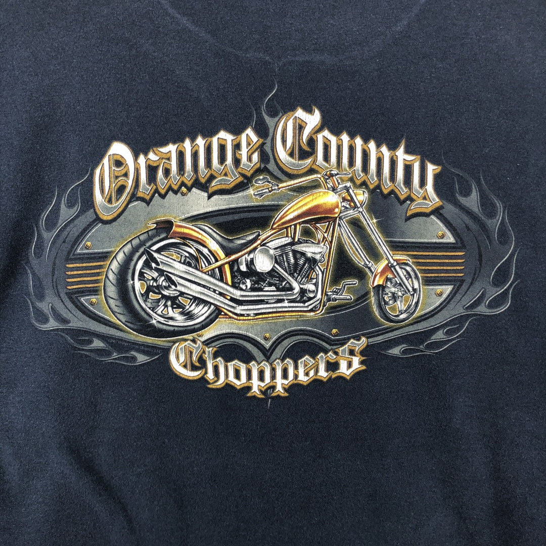 Orange County Choppers Motorcycle Long-Sleeve T-Shirt (Men's XL equivalent) cotton black type Vintage Second Hand