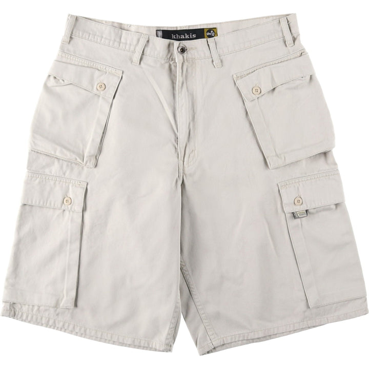 Levi's SILVER TAB KHAKIS Cargo Shorts, Men's W38 (approx.) cotton Beige type Vintage Second Hand