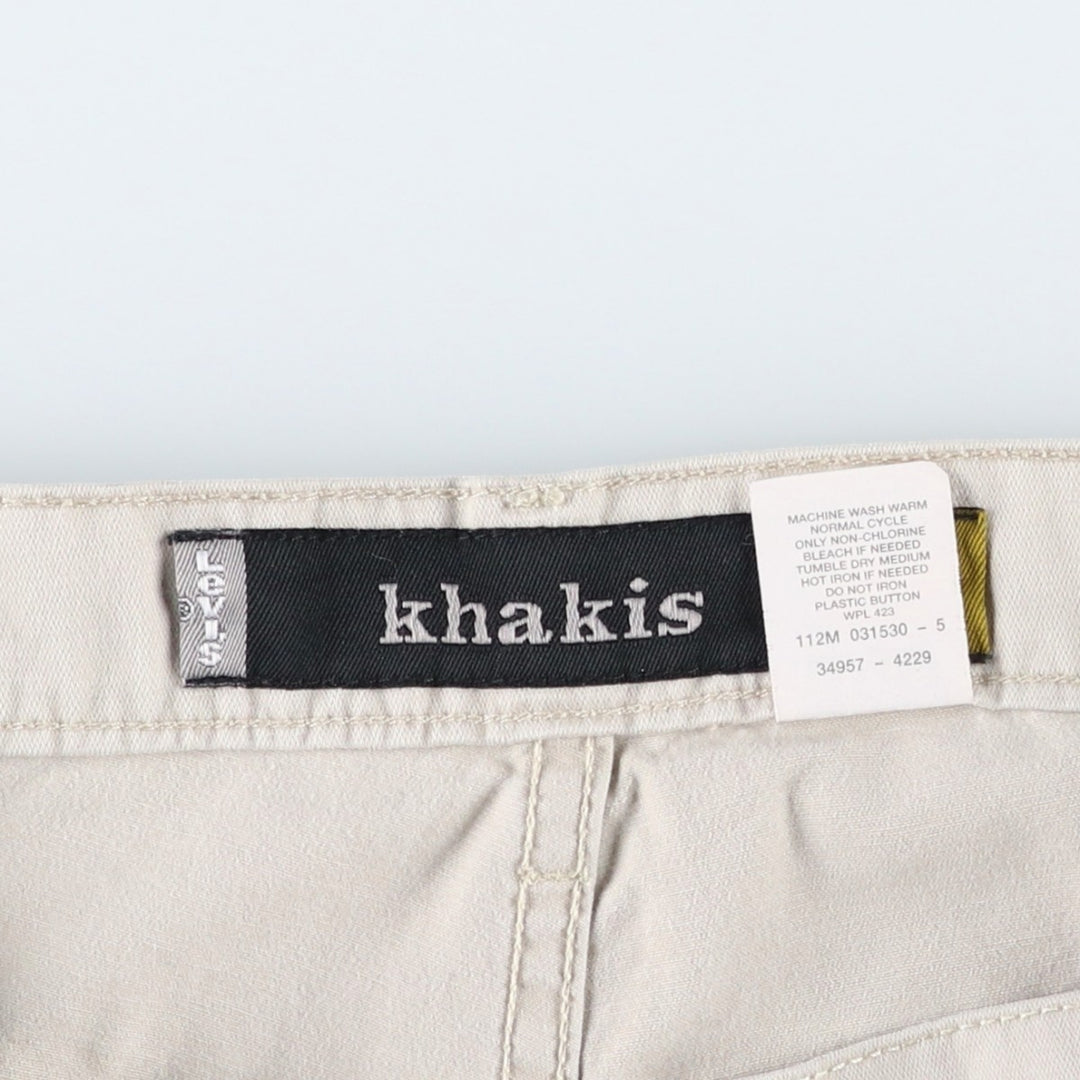 Levi's SILVER TAB KHAKIS Cargo Shorts, Men's W38 (approx.) cotton Beige type Vintage Second Hand