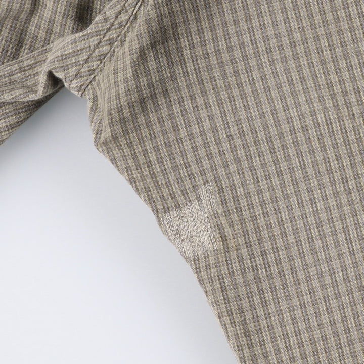 1990'S Levi's SILVER TAB Relaxed Check Pattern Cotton Pants, Made in Canada, Men's W32 (approx.), Vintage cotton Beige type Vintage Second Hand