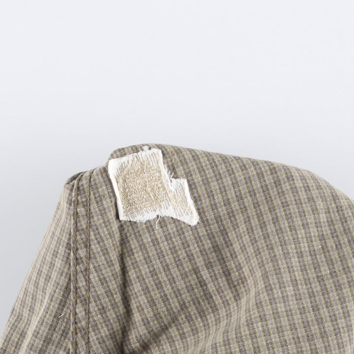 1990'S Levi's SILVER TAB Relaxed Check Pattern Cotton Pants, Made in Canada, Men's W32 (approx.), Vintage cotton Beige type Vintage Second Hand