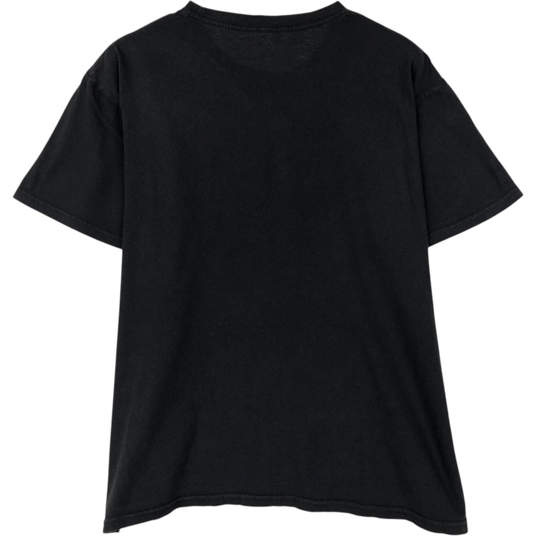QUEEN Band T-shirt, Men's L size cotton black type Vintage Second Hand