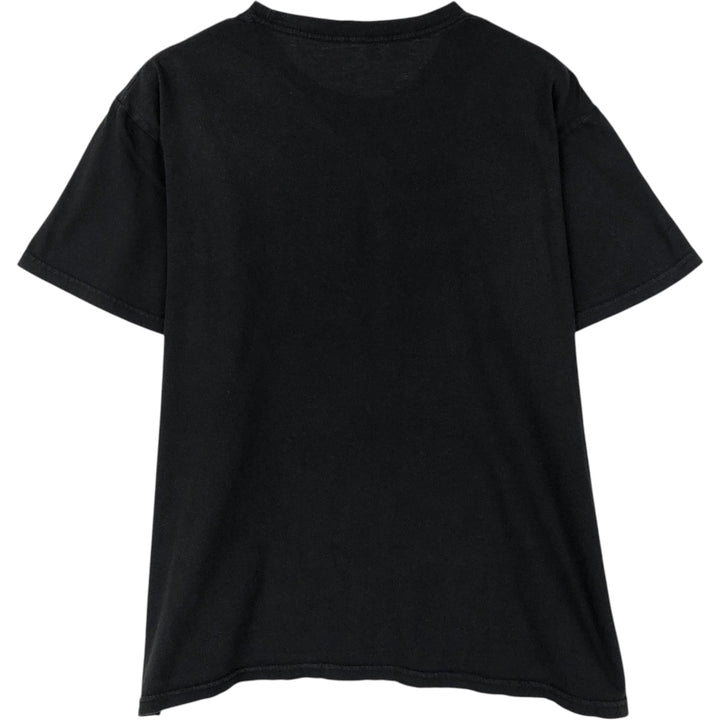 QUEEN Band T-shirt, Men's L size cotton black type Vintage Second Hand