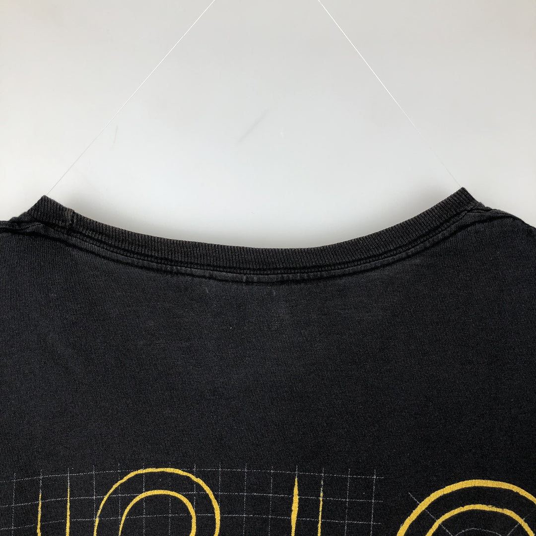 Delta U2 Band T-Shirt (Men's XL equivalent) cotton black type Vintage Second Hand