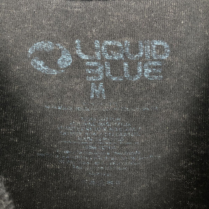Liquid Blue Pink Floyd band t-shirt, men's size M (approx.) cotton black type Vintage Second Hand