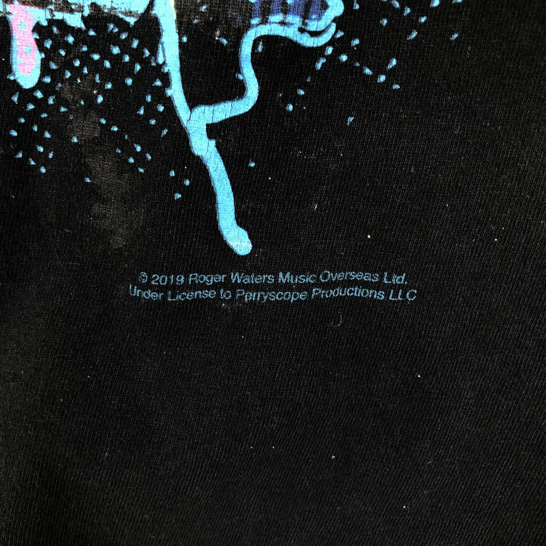 Liquid Blue Pink Floyd band t-shirt, men's size M (approx.) cotton black type Vintage Second Hand