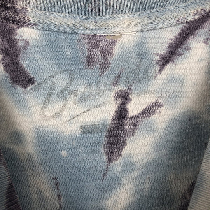 BRAVADO Guns N' Roses Tie-Dye Pattern Band T-Shirt (Men's XL equivalent) unclear Blue type light blue Vintage Second Hand