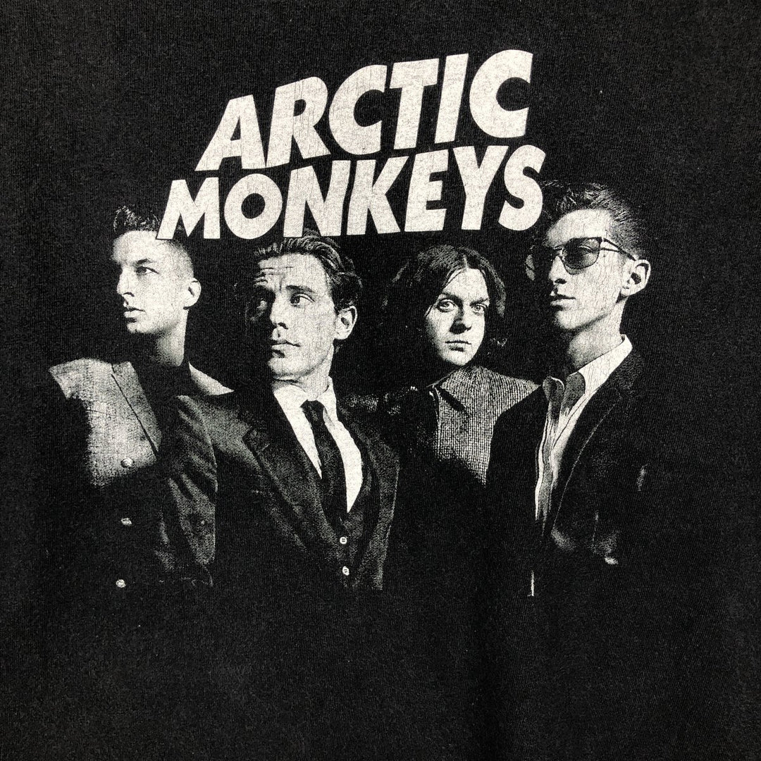 ALSTYLE ARCTIC MONKEYS Band T-shirt (Men's XL equivalent) cotton black type Vintage Second Hand