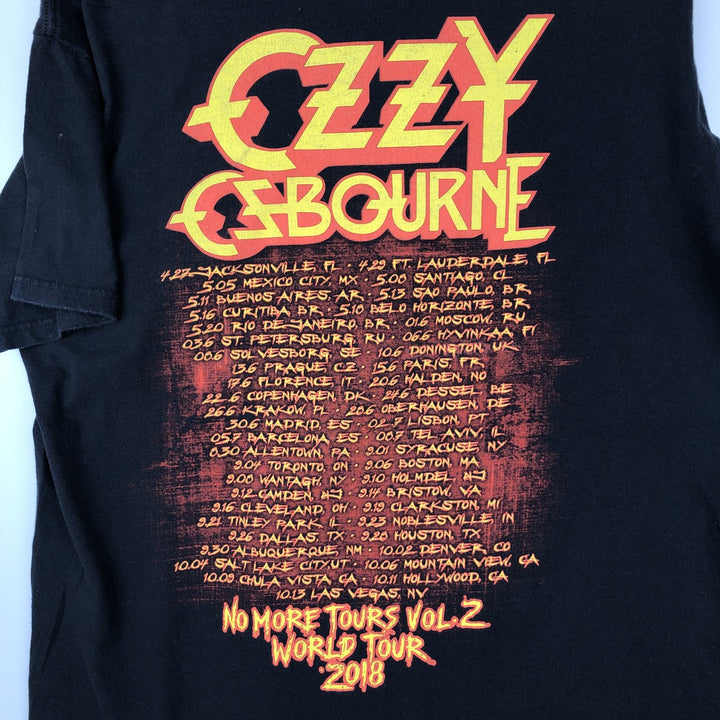 Ozzy Osbourne Band T-shirt, Men's XL size unclear white type Vintage Second Hand