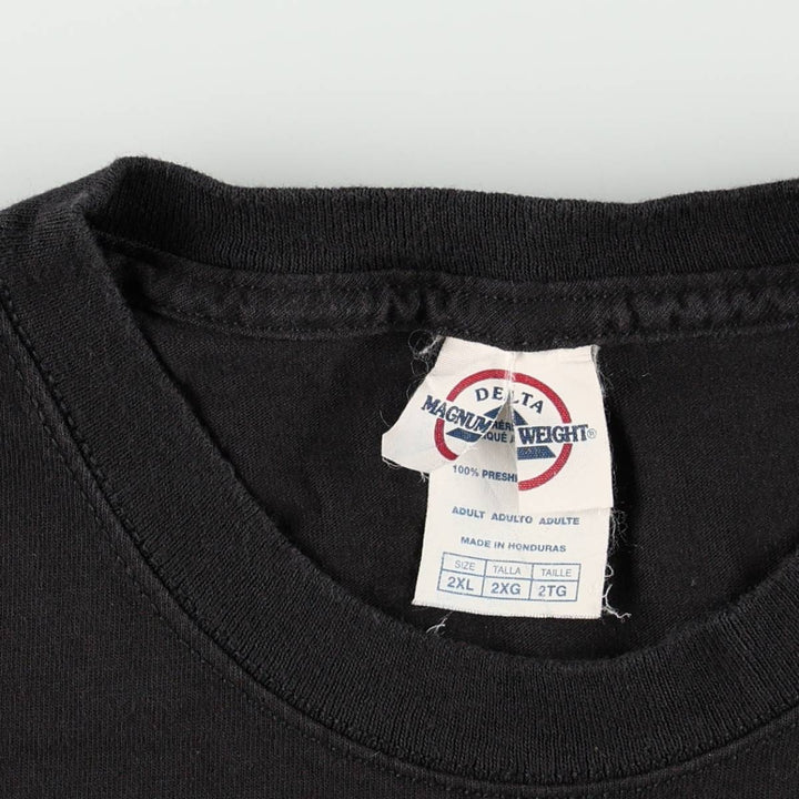 DELTA SUBLIME Band T-shirt, Men's XXL equivalent. cotton black type Vintage Second Hand