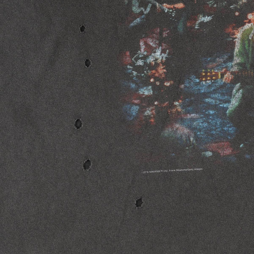 NIRVANA Nirvana Band T-shirt, Band T, Men's XL size cotton Charcoal Vintage Second Hand