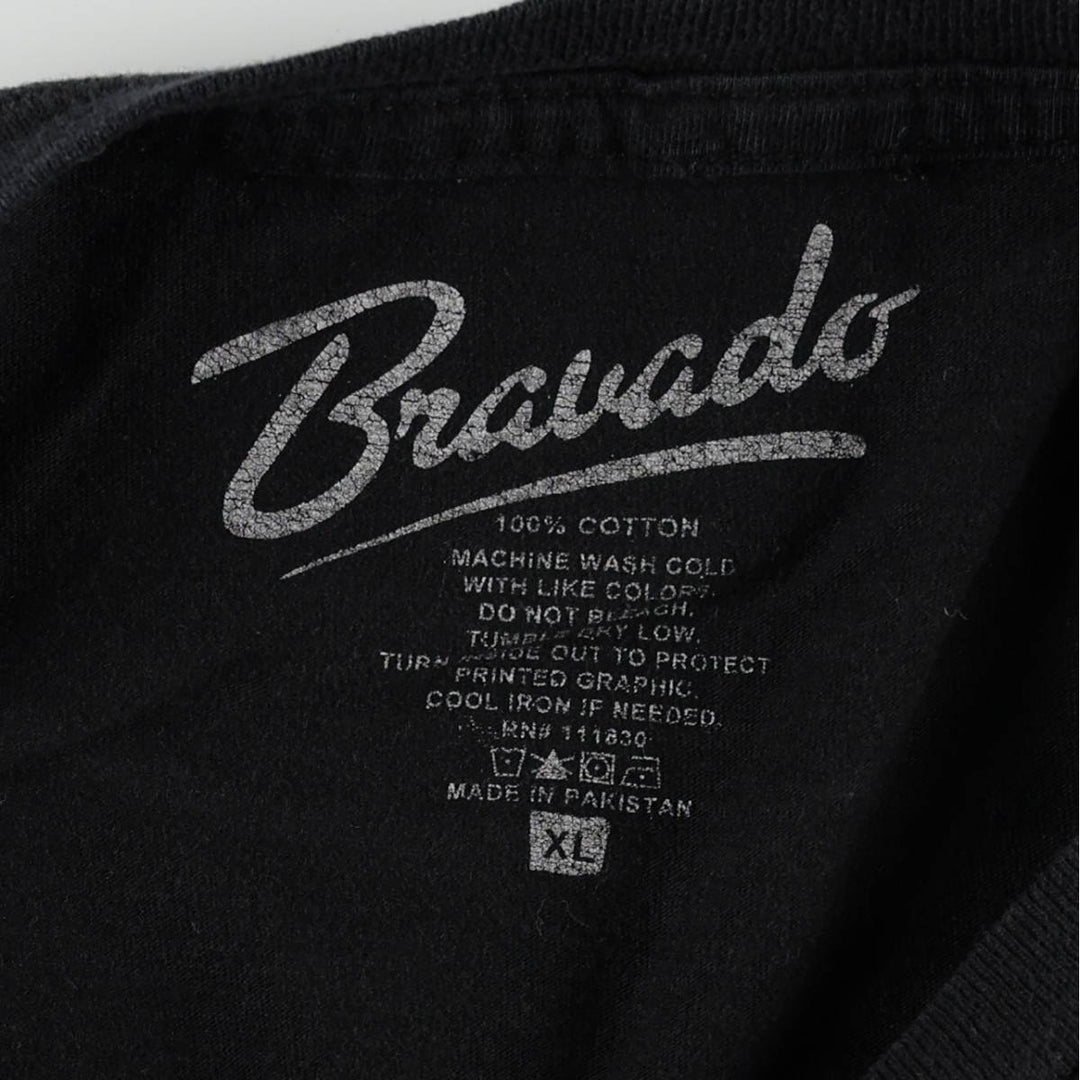 Bravado RED HOT CHILI PEPPERS Band T-shirt (Men's XL equivalent) cotton black type Vintage Second Hand
