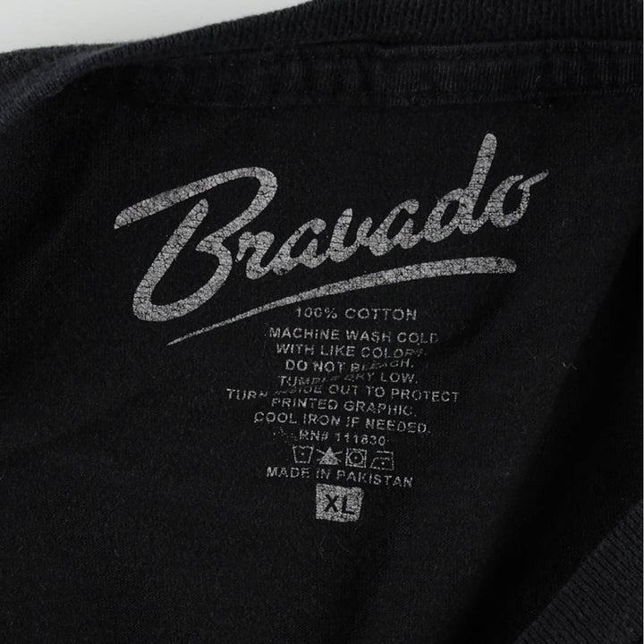 Bravado RED HOT CHILI PEPPERS Band T-shirt (Men's XL equivalent) cotton black type Vintage Second Hand