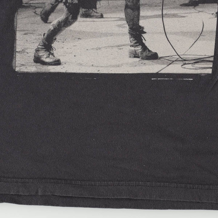 NINE INCHI NAILS Band T-shirt (Men's XL equivalent) cotton black type Vintage Second Hand