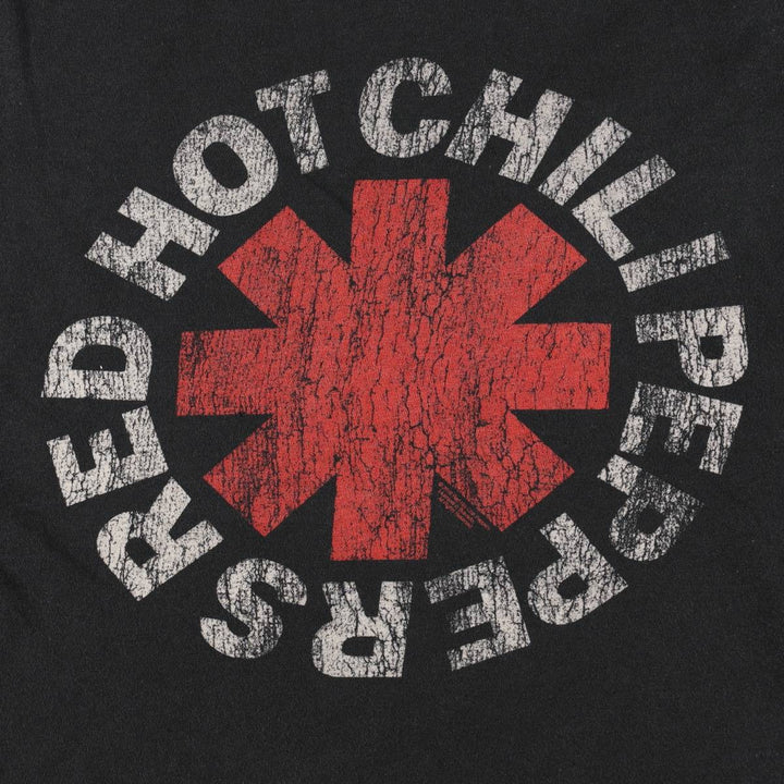 BRAVADO RED HOT CHILI PEPPERS Red Hot Chili Peppers Band T-Shirt Band Tee Men's XL cotton black type Vintage Second Hand